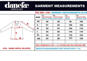 ESS - Danebaba Wool Blouse Navy/Chalk