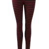 ESS - Danebuddy Leggings Dk Navy/Redwine