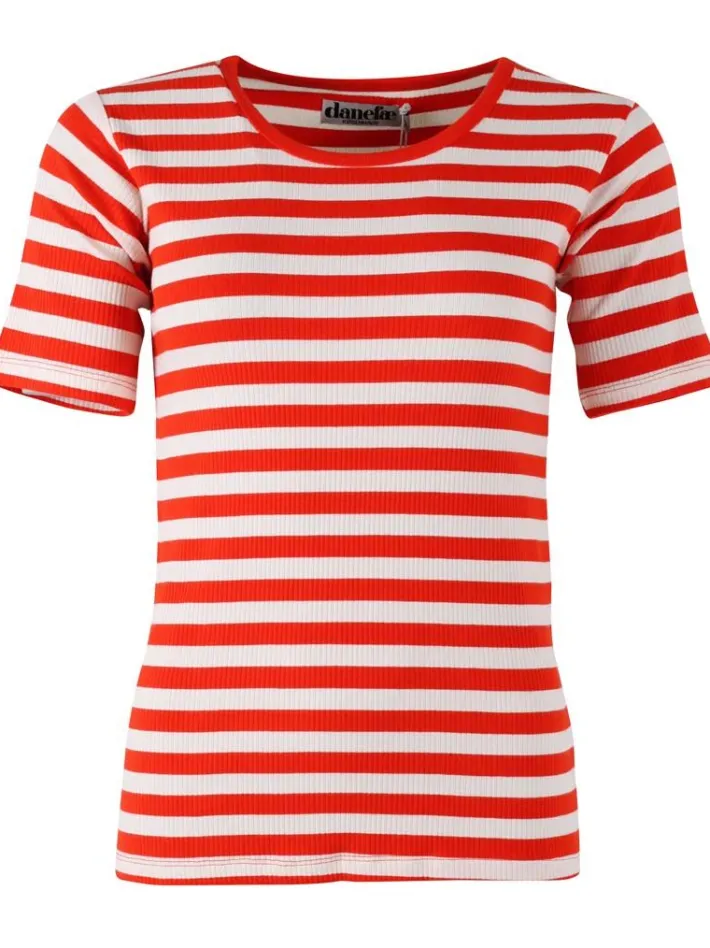 ess__danefriend_tee_brigh_1.webp ESS - Danefriend Tee Bright Red/Chalk