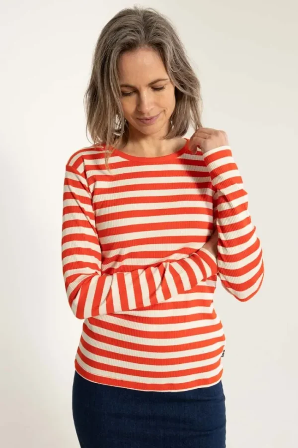 ESS - Danepartner LS Bright Red/Chalk