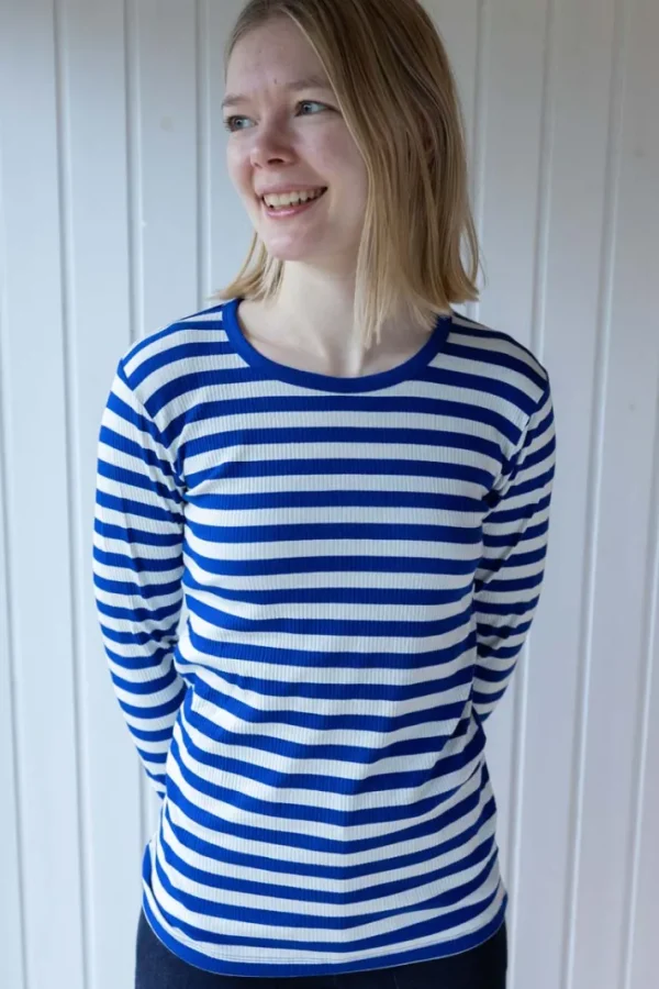 ESS - Danepartner LS Deep BLue/Chalk