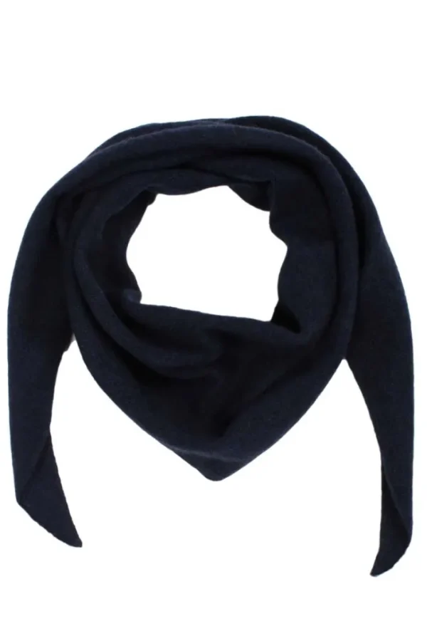 ESS - Daneplume Cashmere Scarf Navy