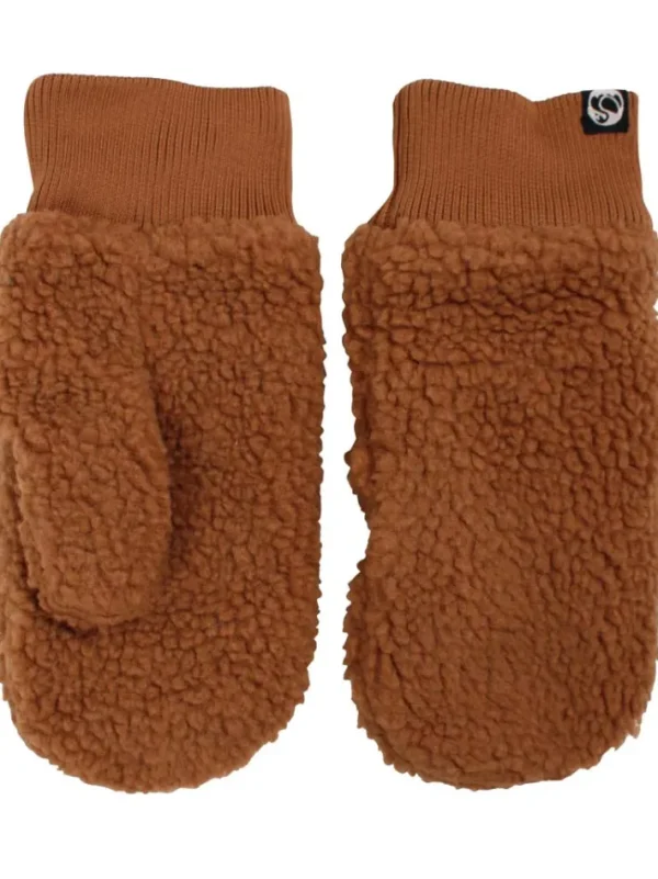 ESS - Danepuff Paws Fleece Mittens Brown