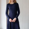 ESS - Danesigrid Wool Dress Dk Navy