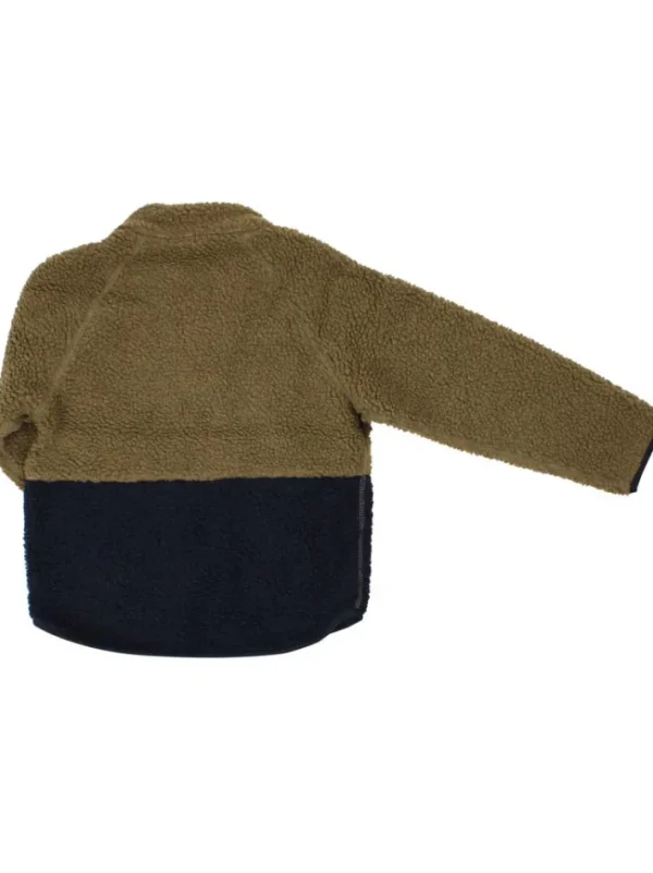 ESS - Danetalent Fleece Jacket Khaki/ Dk Navy