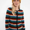 ESS - Forget me not Merino Cardigan Royal Stripe