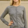 ESS - Forget me not Merino Cardigan Heather Grey
