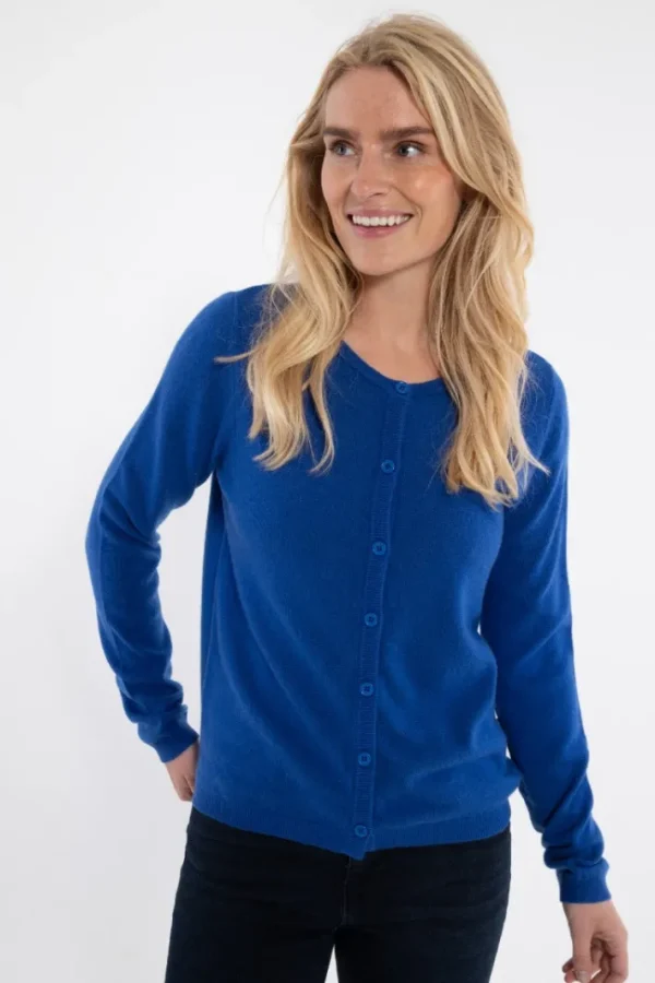 ESS - Forget me not Merino Cardigan Royal Blue
