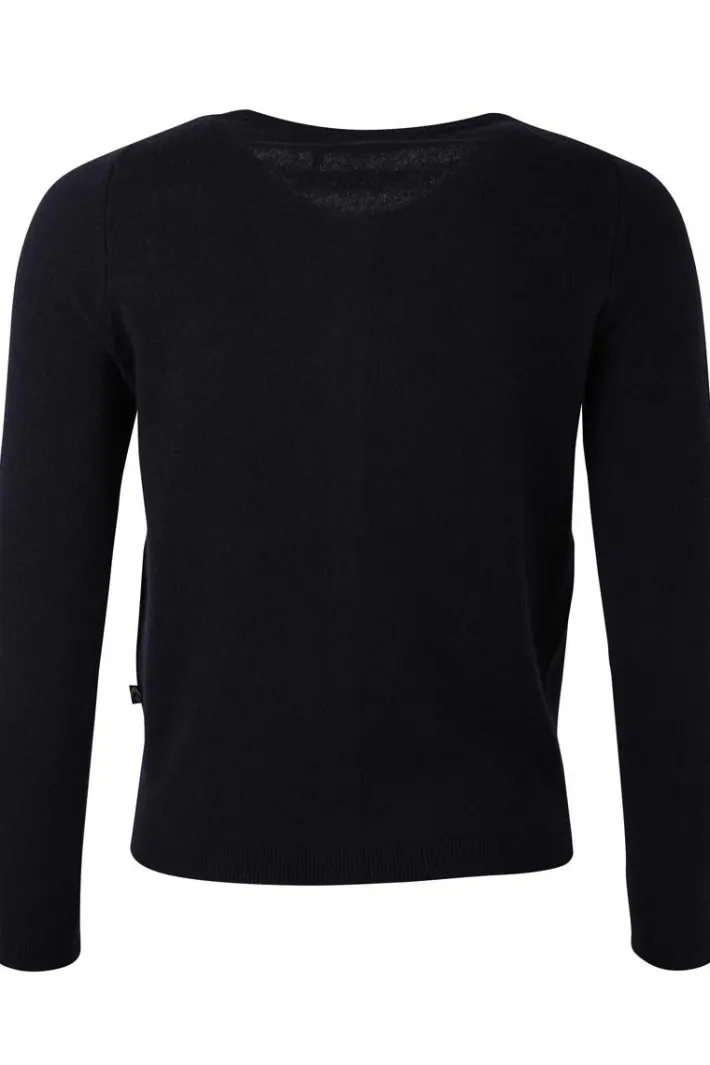 ess__forget_me_not_merino_3-4.webp ESS - Forget me not Merino Cardigan Navy