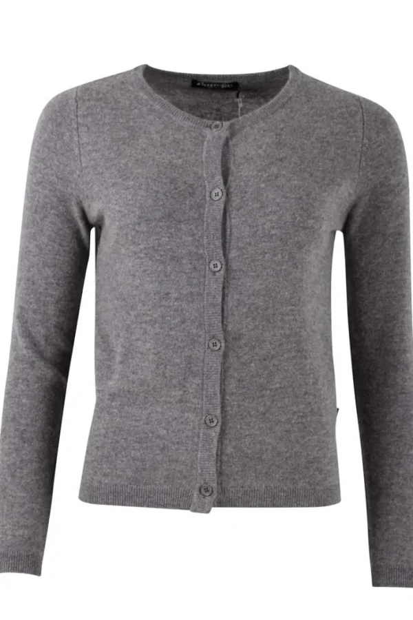 ESS - Forget me not Merino Cardigan Heather Grey