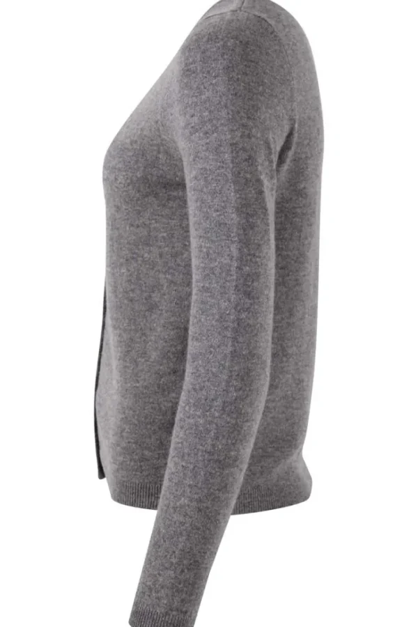 ESS - Forget me not Merino Cardigan Heather Grey