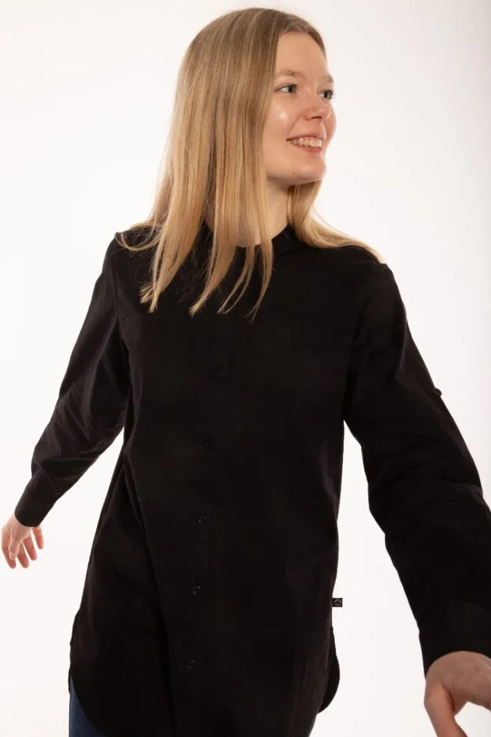 ess__joy_poplin_shirt_bla_1.webp ESS - Joy Poplin Shirt Black