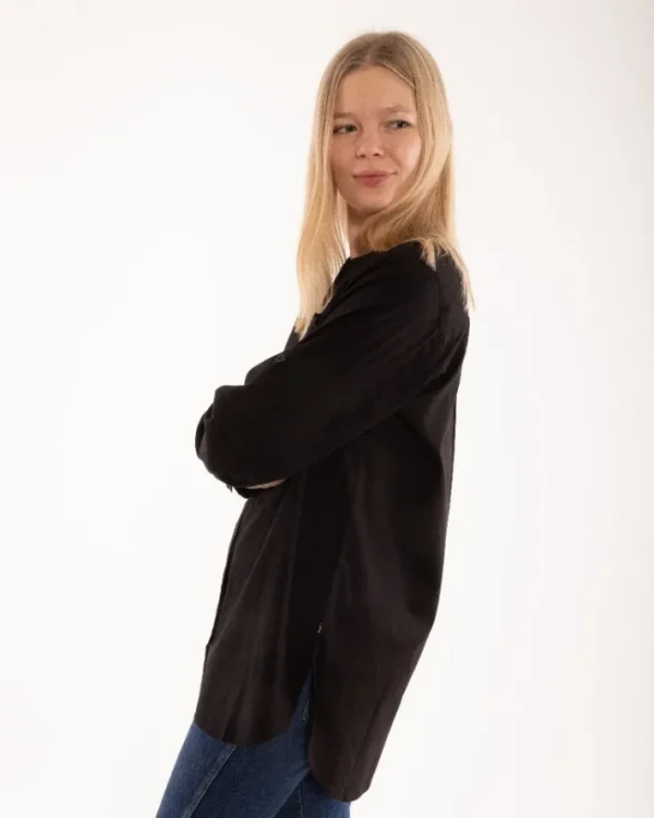 ESS - Joy Poplin Shirt Black