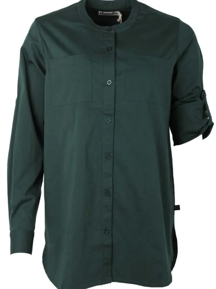 ess__joy_poplin_shirt_bla_4-1.webp ESS - Joy Poplin Shirt Black green