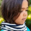 ESS - Kids Wool Neckwarmer Navy/Chalk