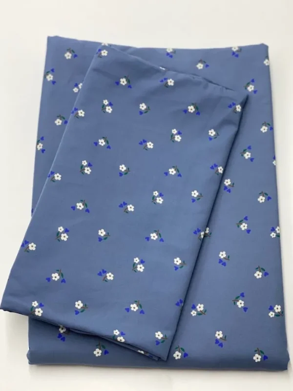 ESS - ORGANIC Danebedlinen Junior Grey Blue MINIFLOWER