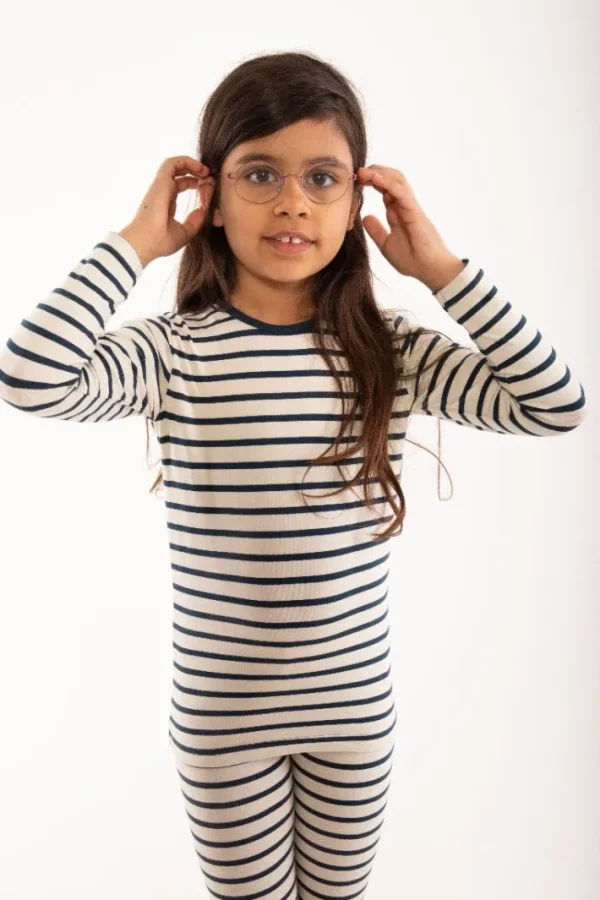 ESS - ORGANIC Danekiwi LS Dark Navy/Chalk