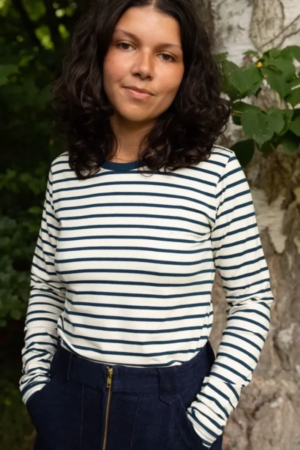 ESS - ORGANIC Danemakker LS Dark Navy/Chalk