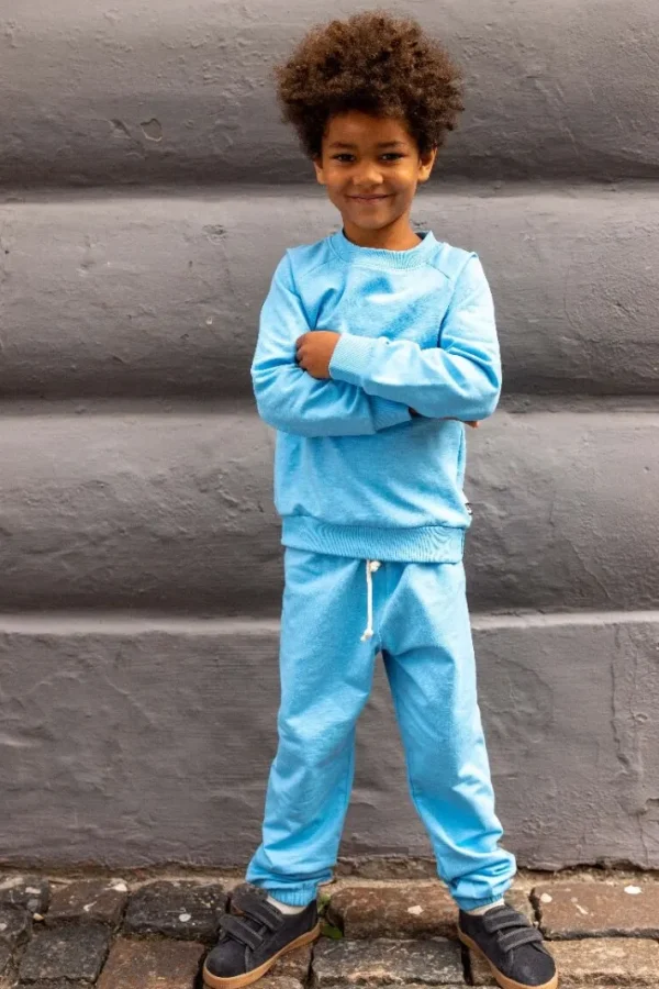 ESS - ORGANIC Danemineral Sweater Baby blue