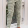 ESS - ORGANIC Danesirup Leggings Dry Sage/Chalk