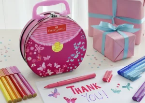 Faber Castell Tusser Connector Håndtaske ASS. Colors 33 Stk