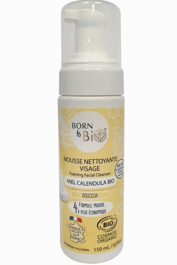 Face Cleansing Foam Calendula Honey - Certified organic