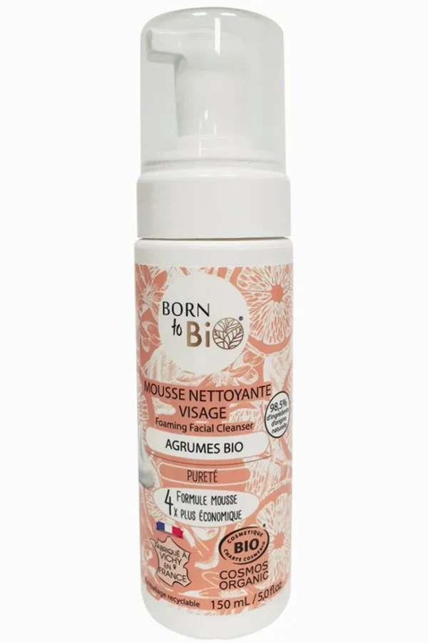 Face Cleansing Foam Citrus - Certified organic