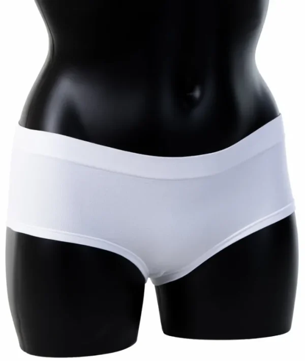 Giulia Culotte Vita Bassa Hipster Bianko