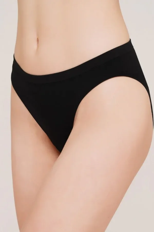 Giulia Hi-leg Briefs Black