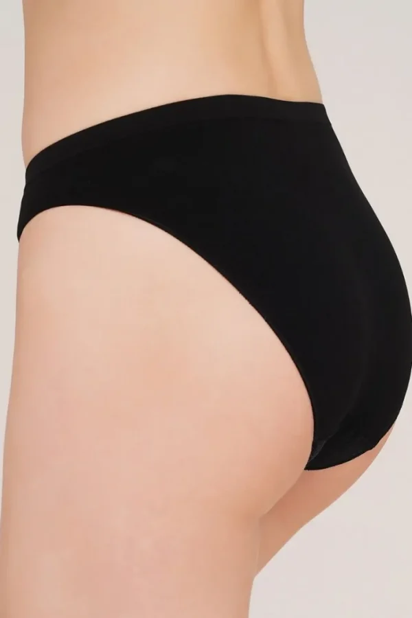 Giulia Hi-leg Briefs Black