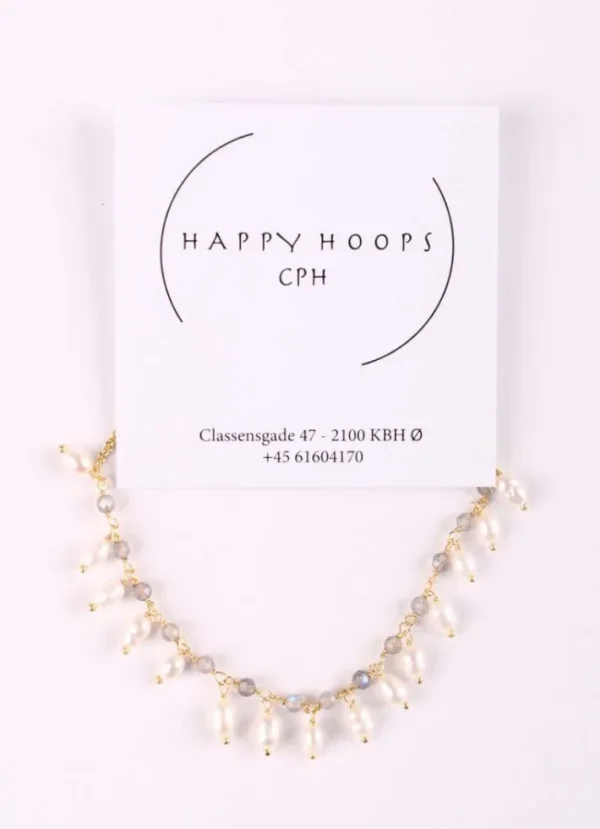 Happy Hoop Cph Kiko Halskæde Guldfarvet/Off white