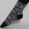 Hirsch Natur Wool Socks Marine/White