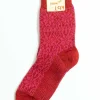Hirsch Natur Wool Socks Red/Rasberry