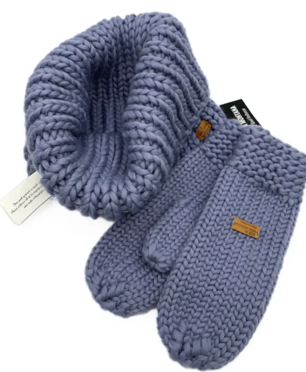 Håndstrikket Merinould Vanter Sleet