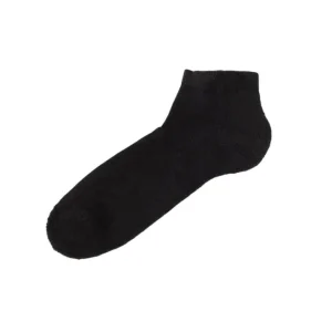 Joha Bamboo Short Socks w.terry Black