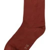 Joha Bamboo Socks Rust Red