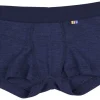 JOHA Boxer Shorts Wool/Silk Navy