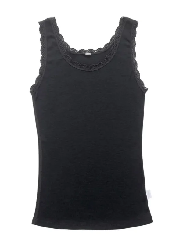 JOHA Undershirt Cecilie Wool Black