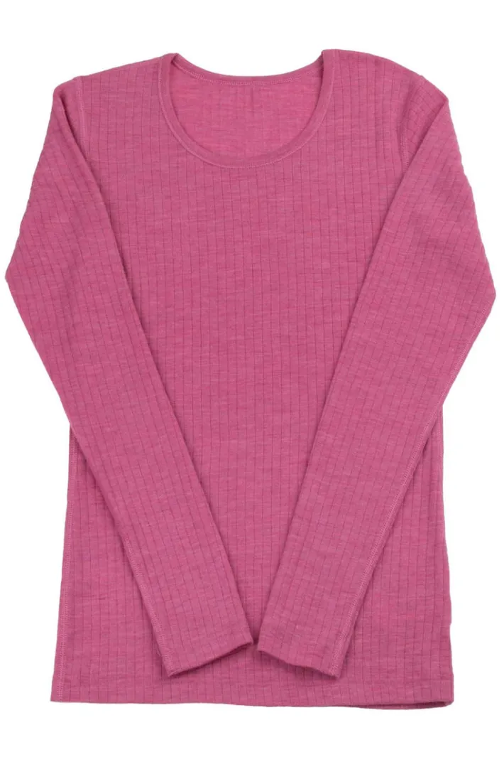 joha_wool_blouse_ls_borde_0.webp Joha Wool Blouse LS Bordeaux YD