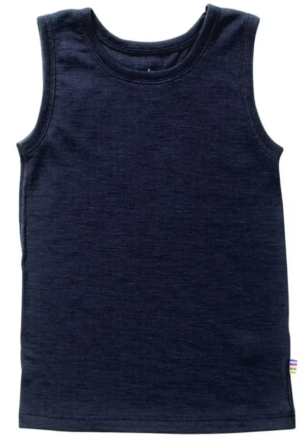 JOHA Wool Undershirt Kids Navy