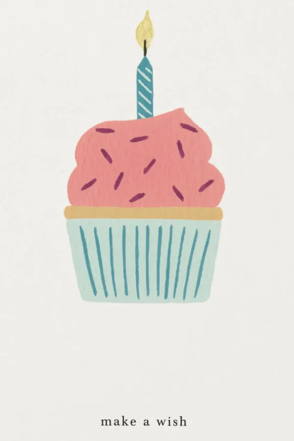 Kartotek Kort-A6 Birthday Cake