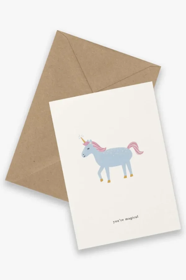 Kartotek Kort-A6 Unicorn-You're magical
