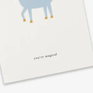 Kartotek Kort-A6 Unicorn-You're magical