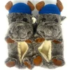 Kid's Animal Plush Non-Slip Slippers Dash the Moose