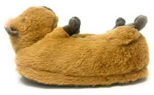 Kid's Animal Plush Non-Slip Slippers Mabel the Capybara