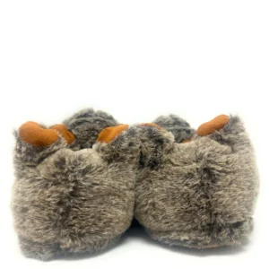 Kid's Animal Plush Non-Slip Slippers Dash the Moose