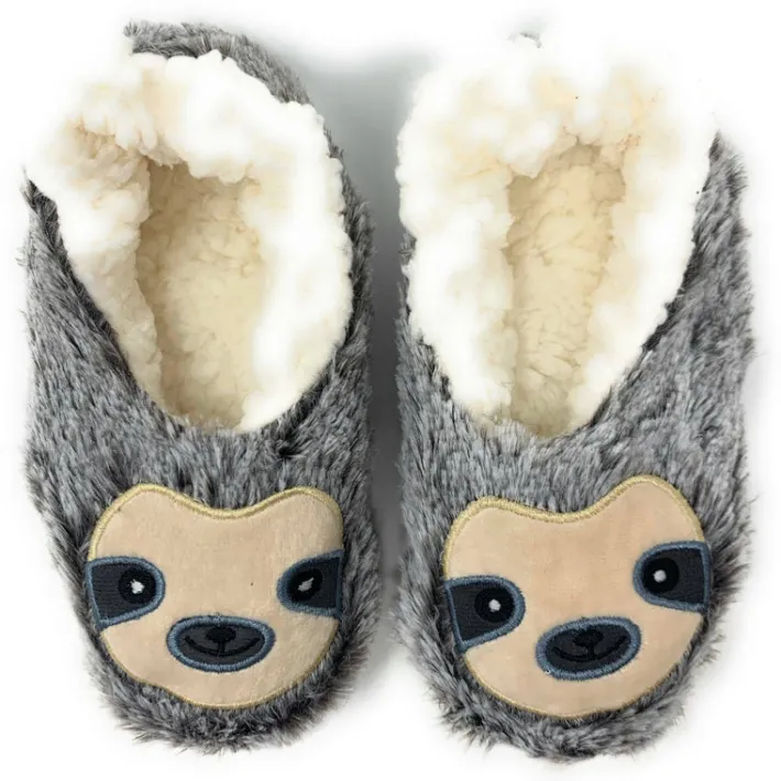 kids_cute_fluffy_house_in_2.webp Kid's Cute Fluffy House Indoor Slippers Sloth Step