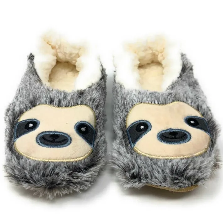 kids_cute_fluffy_house_in_9.webp Kid's Cute Fluffy House Indoor Slippers Sloth Step
