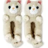 Kid's Funny Animal Plush Non-Slip Slippers Molly the Kitty