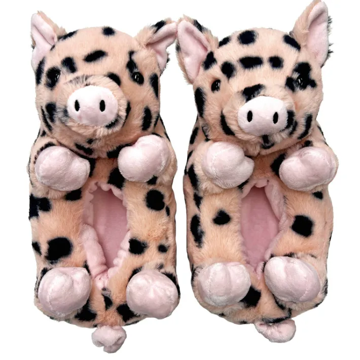kids_funny_animal_plush_n_1.webp Kid's Funny Animal Plush Non-Slip Slippers Sugar the Pig